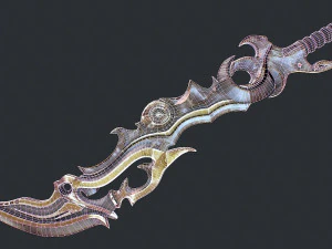 Espada Fantasia 3 Modelo 3D