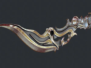 Espada Fantasia 3 Modelo 3D