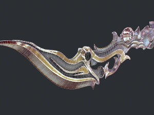 Fantasy Sword 3 Modello 3D