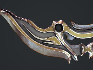 Espada Fantasia 3 Modelo 3D