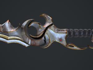Fantasy Sword 3 Modello 3D