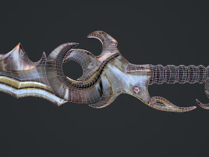 Espada Fantasia 3 Modelo 3D