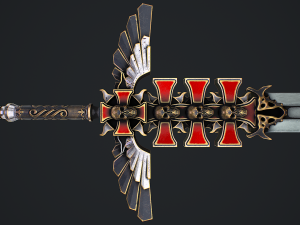 Fantasy Sword 1 Modelo 3D