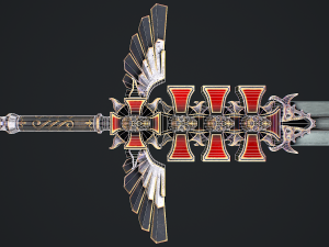 Fantasy Sword 1 Modelo 3D