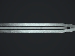 Fantasy Sword 1 3D Model