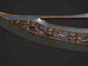 Fantasy Sword 4 3D Model