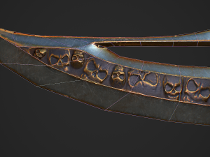 Fantasy Sword 4 3D Модель