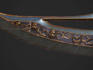 Fantasy Sword 4 3D Model