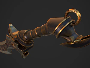 Fantasy Sword 4 3D Model