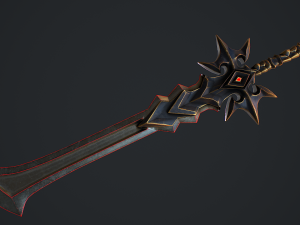 Fantasy Sword 5 3D Model