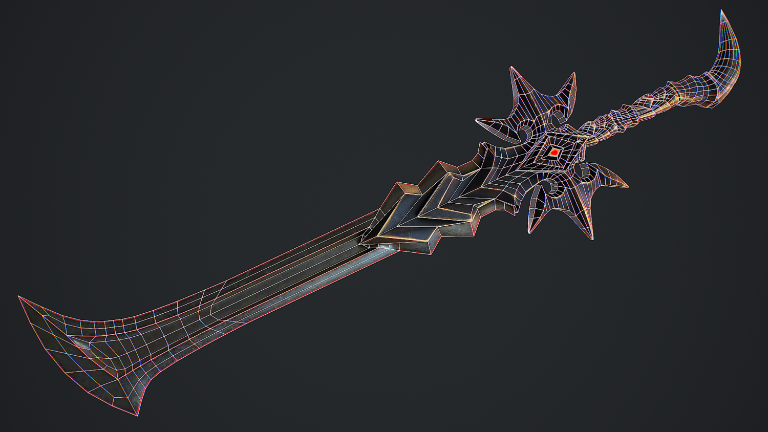 Fantasy Sword 5 3D Модель In Рукопашное 3DExport