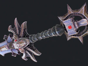 Fantasy Sword 6 3D Model