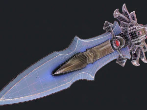 Fantasy Sword 6 3D Model