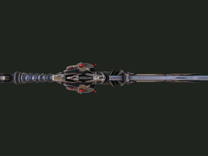Fantasy Sword 6 3D Model