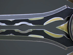 Espada Fantasia 7 Modelo 3D