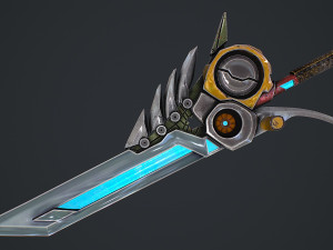 Fantasy Sword 8 3D Model