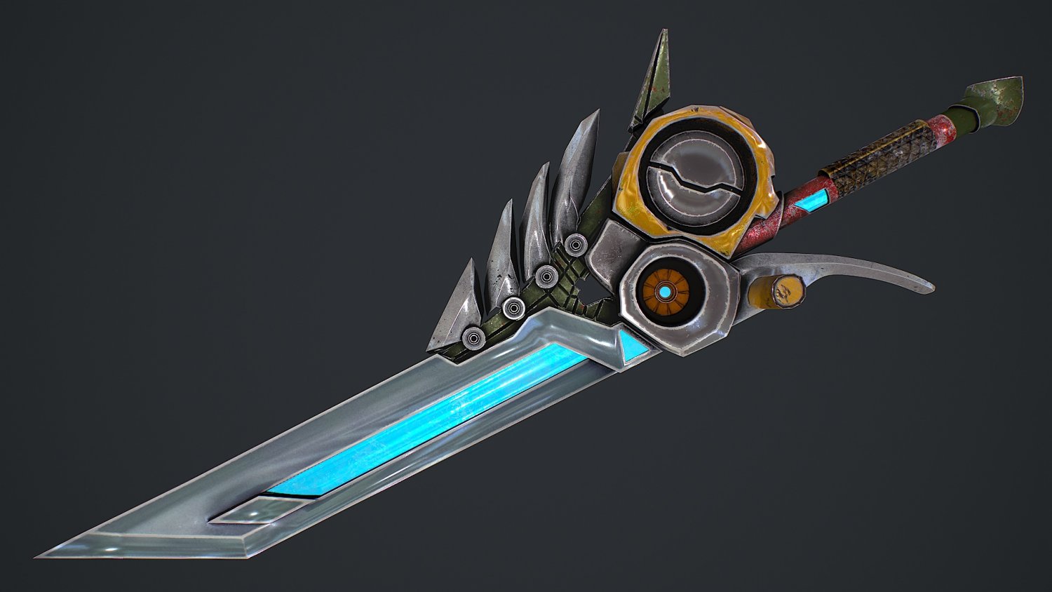 futuristic weapons swords