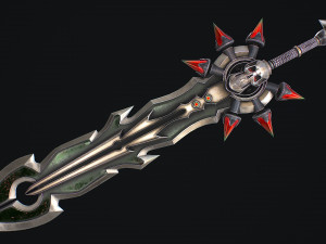 Fantasy Sword 9 3D Model