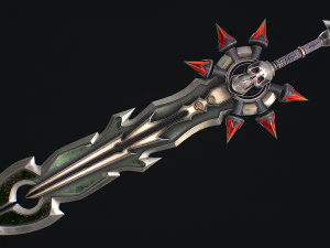 Spada fantastica 9 Modello 3D