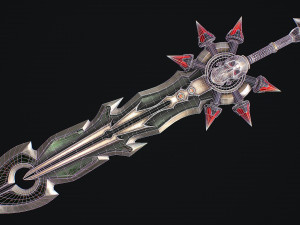 Fantasy Sword 9 Modèle 3D