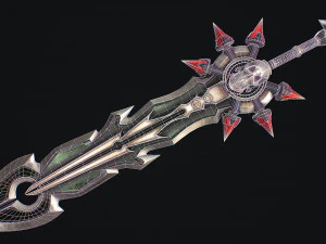 Espada Fantasia 9 Modelo 3D