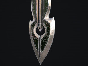 Fantasy Sword 9 Modèle 3D