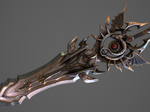 Fantasy Sword 11 3D Model