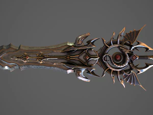 Fantasy Sword 11 3D Model