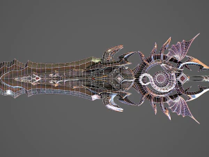 Fantasy Sword 11 3D Model