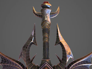 Fantasy Sword 11 3D Model