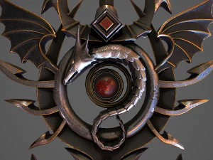Fantasy Sword 11 3D Model