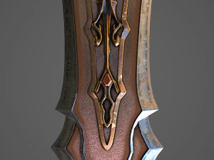 Fantasy Sword 11 3D Model