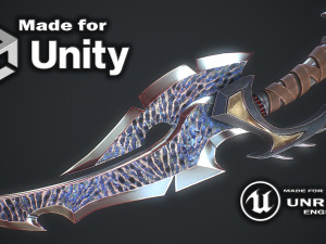 Fantasy Sword 12 3D Model