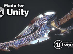 Spada fantastica 12 Modello 3D