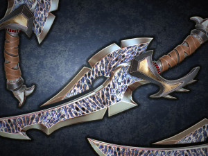 Fantasy Sword 12 3D Model