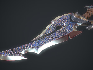 Fantasy Sword 12 3D Model