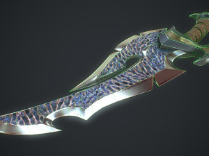 Fantasy Sword 12 3D Model