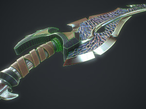 Fantasy Sword 12 3D Model