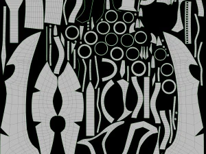 Spada fantastica 12 Modello 3D