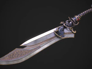 Fantasiezwaard 13 3D Model