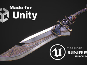 Fantasy Sword 13 3D 模型