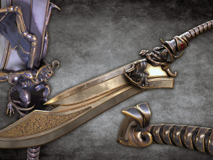 Fantasy Sword 13 3D 模型