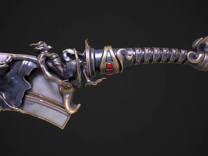 Fantasy Sword 13 3D Model