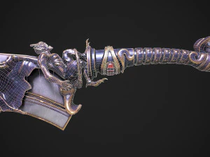 Fantasy Sword 13 3D Model