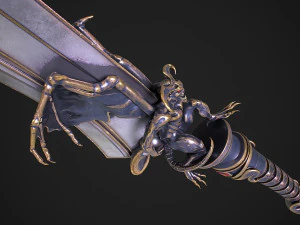 Fantasy Sword 13 3D Model