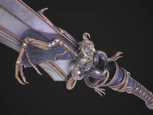 Fantasy Sword 13 3D Model