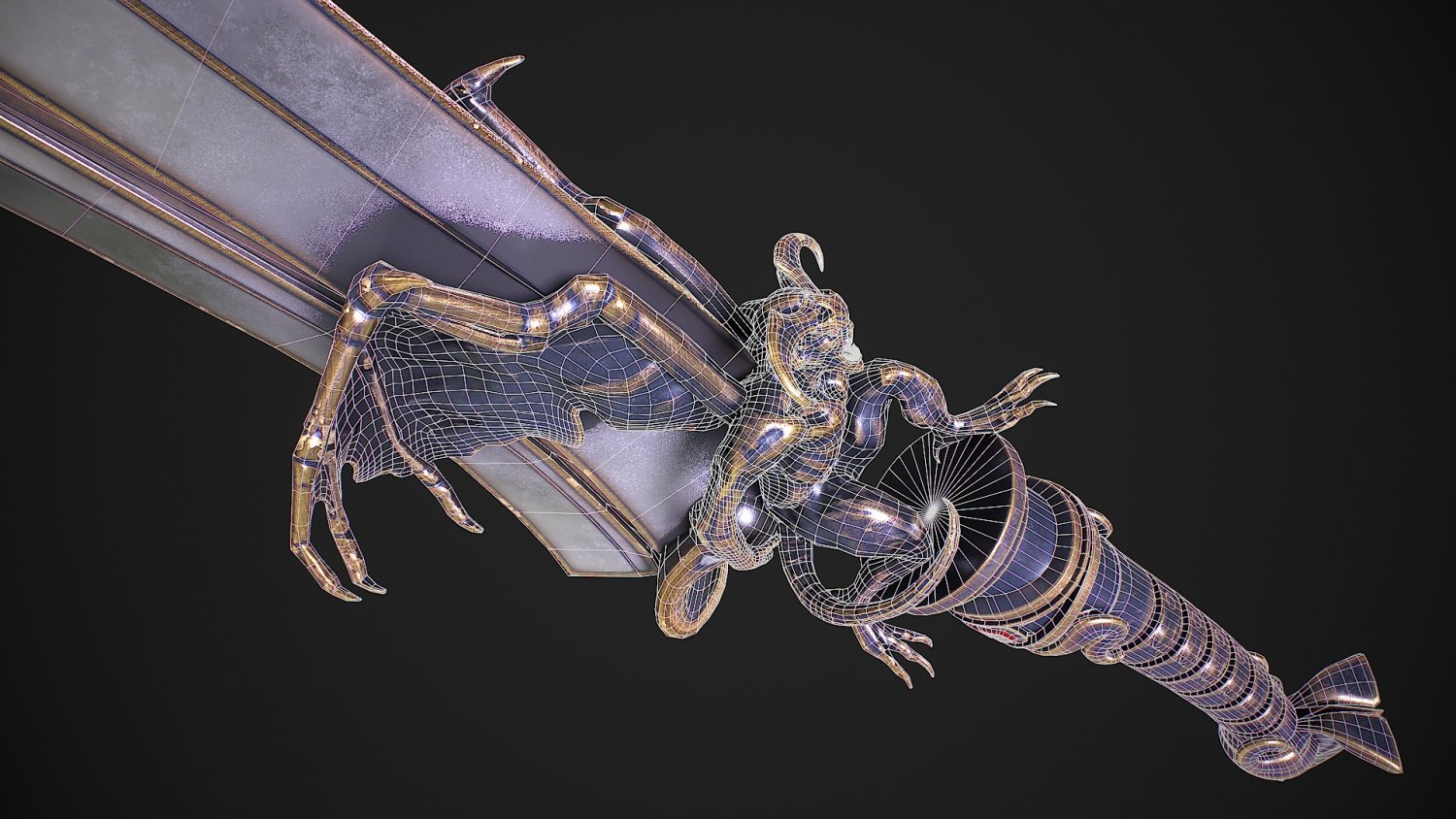 Fantasy Sword 13 3D Модель In Рукопашное 3DExport