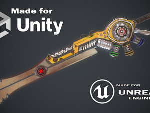 Fantasy Sword 14 Model 3D