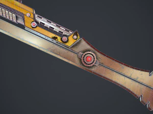 Fantasy Sword 14 3D Model