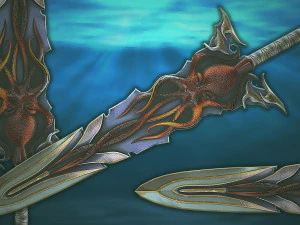 Fantasy Sword 15 3D Model